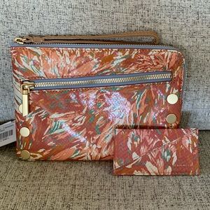Hammitt Nash & Card Holder in Garden Party!! Brand New!!